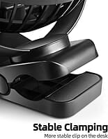 Viniper Ventilador recargable con clip de 6 pulgadas Viniper Ventilador recargable con clip de 6 pulgadas