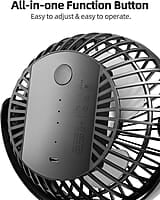 Viniper Ventilador recargable con clip de 6 pulgadas Viniper Ventilador recargable con clip de 6 pulgadas