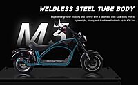 SAY YEAH Scooter eléctrico de neumático grueso de 2500 W para adultos SAY YEAH Scooter eléctrico de neumático grueso de 2500 W para adultos