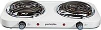 Proctor Silex Cocina eléctrica de doble hornillo con temperatura ajustable Proctor Silex Cocina eléctrica de doble hornillo con temperatura ajustable