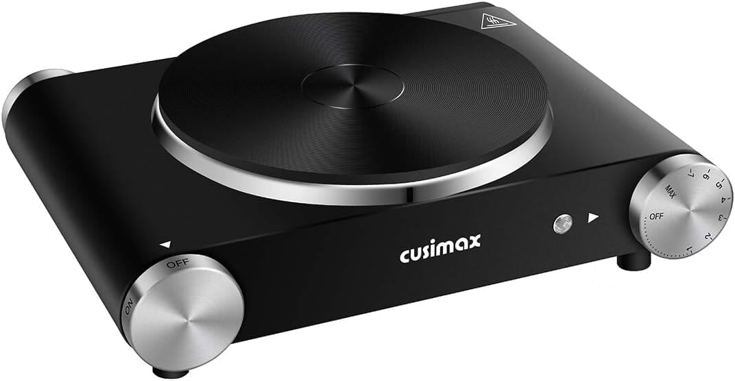 CUSIMAX Placa caliente eléctrica para cocinar CUSIMAX Placa caliente eléctrica para cocinar