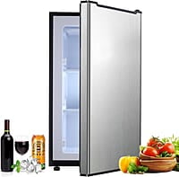 Geekman Congelador vertical compacto de 3.2 pies cúbicos Geekman Congelador vertical compacto de 3.2 pies cúbicos
