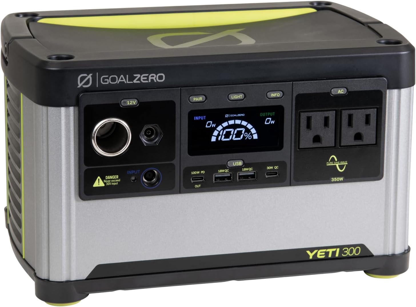 Goal Zero Yeti - Estación de energía portátil, Yeti 300 Goal Zero Yeti - Estación de energía portátil, Yeti 300