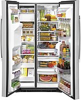 GE GSS25IYNFS Refrigerador lado a lado con 25.14 pies cúbicos GE GSS25IYNFS Refrigerador lado a lado con 25.14 pies cúbicos