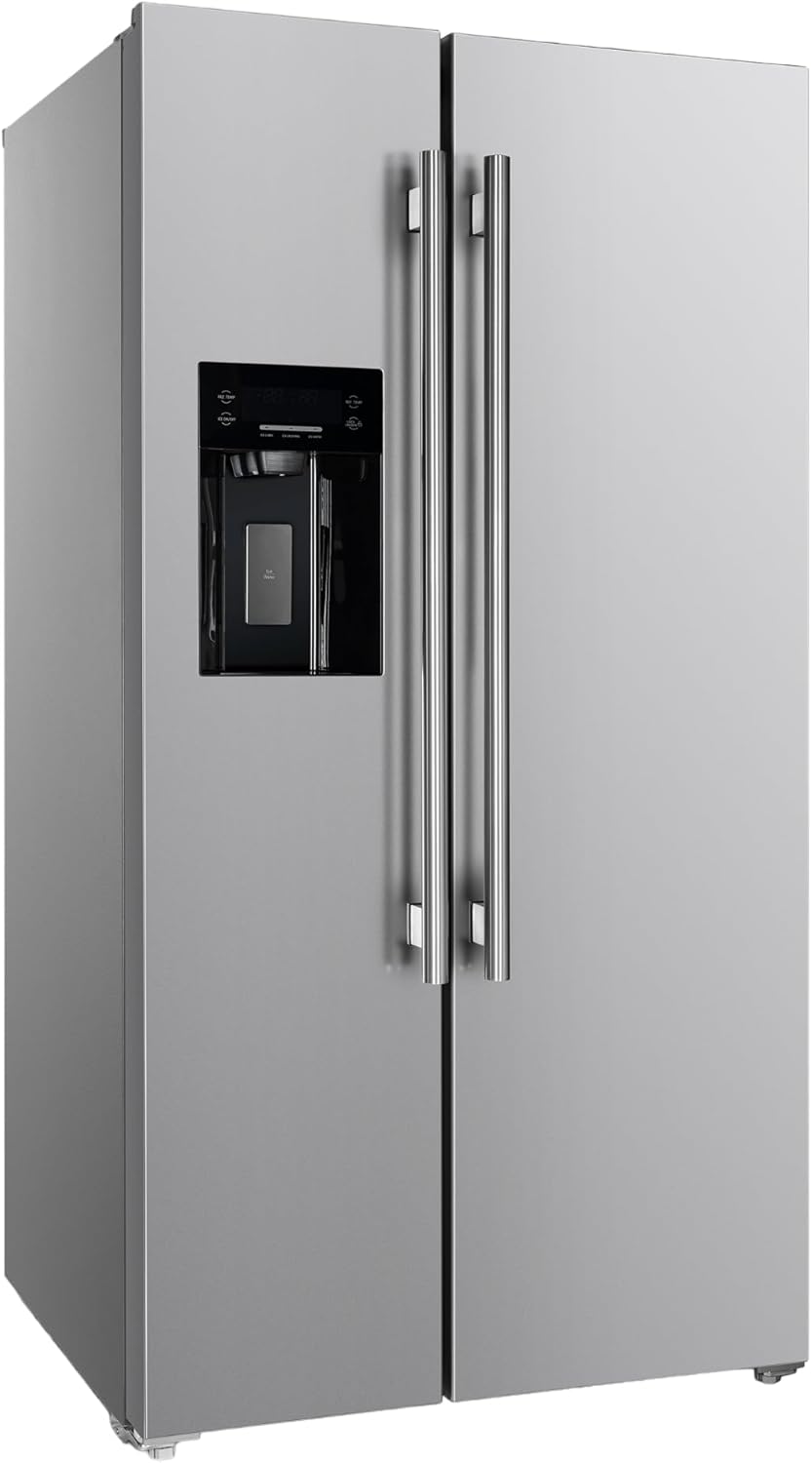 Forno Salerno - Refrigerador y congelador lado a lado de 36 pulgadas
