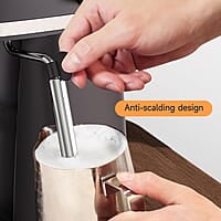 Premium Levella - Cafetera de café expreso, capuchino y café con leche, 4 tazas, color negro (Pem351) Premium Levella - Cafetera de café expreso, capuchino y café con leche, 4 tazas, color negro (Pem351)