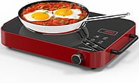 Placa de cocina eléctrica de 1800 W, de un solo quemador Placa de cocina eléctrica de 1800 W, de un solo quemador