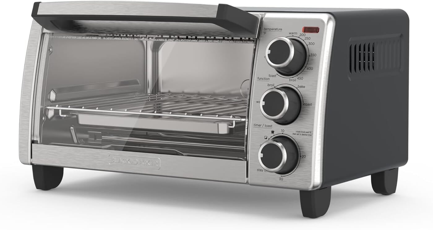 BLACK+DECKER Horno tostador de acero inoxidable BLACK+DECKER Horno tostador de acero inoxidable