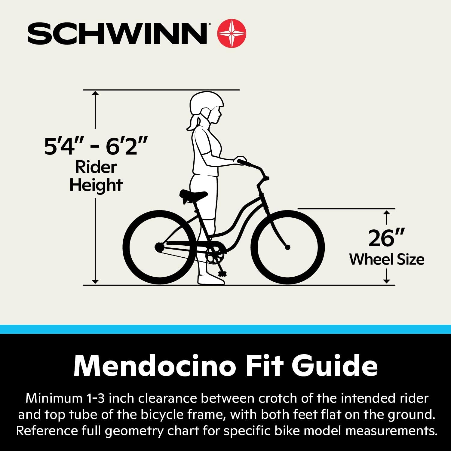 Schwinn Mendocino Bicicleta eléctrica de crucero para adultos Schwinn Mendocino Bicicleta eléctrica de crucero para adultos