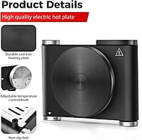 CUSIMAX Placa caliente eléctrica para cocinar CUSIMAX Placa caliente eléctrica para cocinar