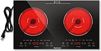 Estufa eléctrica de 2 quemadores de 110 V, 24 pulgadas Estufa eléctrica de 2 quemadores de 110 V, 24 pulgadas