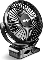 Viniper Ventilador recargable con clip de 6 pulgadas Viniper Ventilador recargable con clip de 6 pulgadas