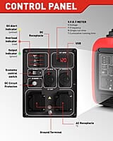 ERAYAK Generador inversor portátil de 2400 W para uso doméstico ERAYAK Generador inversor portátil de 2400 W para uso doméstico