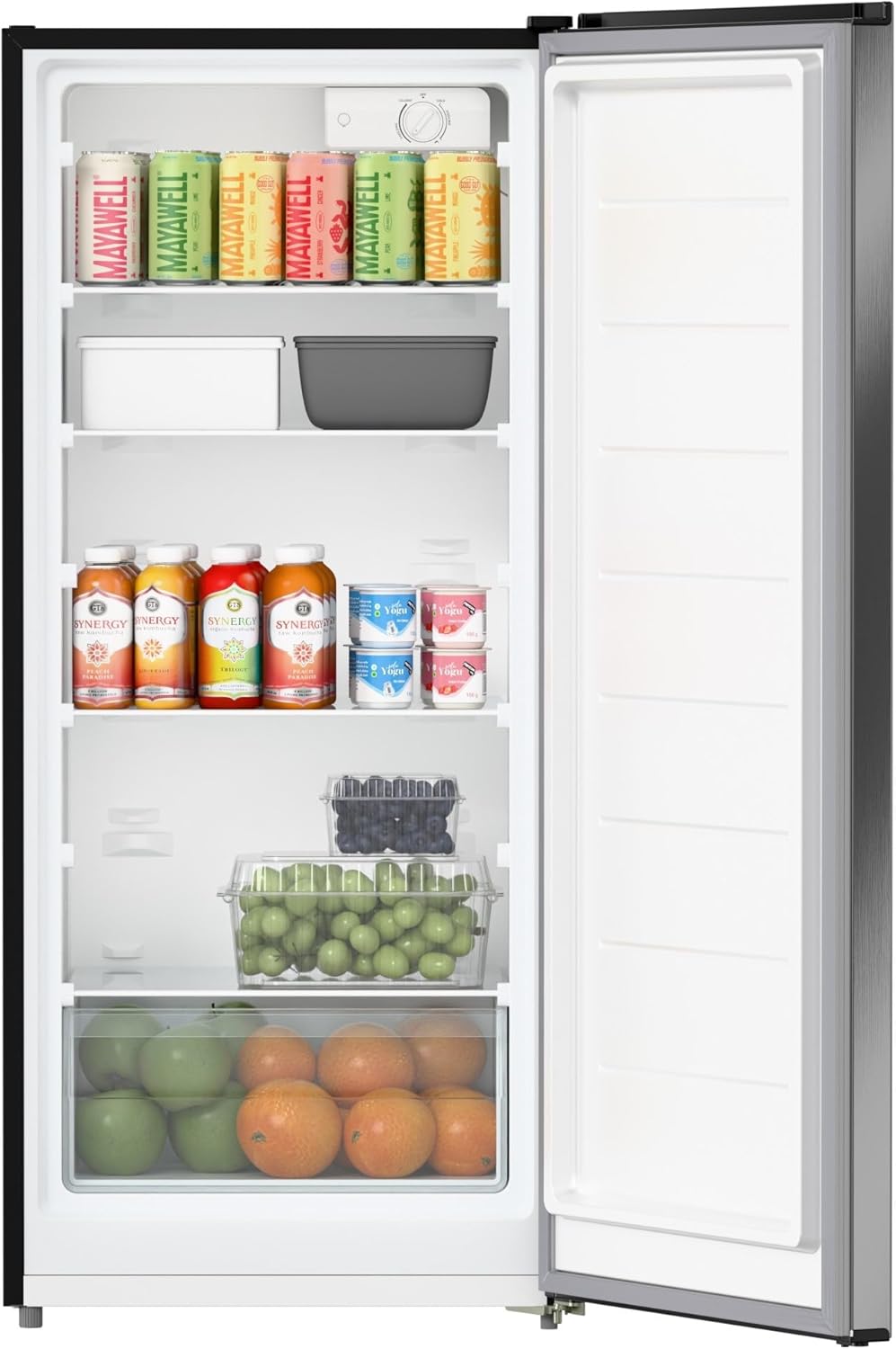 KoolMore KM-RUF-7S-SS Congelador/refrigerador convertible de 7 pies cúbicos KoolMore KM-RUF-7S-SS Congelador/refrigerador convertible de 7 pies cúbicos