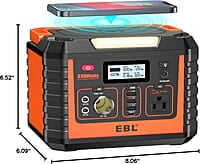 Estación de energía portátil EBL Voyager, batería de litio Estación de energía portátil EBL Voyager, batería de litio