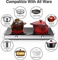 VBGK Cocina eléctrica, estufa eléctrica de 110 V 2400 W VBGK Cocina eléctrica, estufa eléctrica de 110 V 2400 W