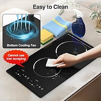 VBGK Placa de cocina eléctrica, estufa de 12 pulgadas VBGK Placa de cocina eléctrica, estufa de 12 pulgadas