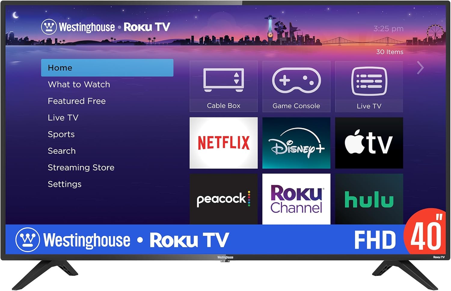 Westinghouse Roku TV inteligente de 40 pulgadas