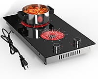 Estufa eléctrica de 2 quemadores y 120 V Estufa eléctrica de 2 quemadores y 120 V