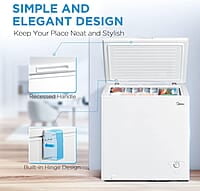Midea MRC070S0AWW - Congelador de pecho, 7.0 pies cúbicos Midea MRC070S0AWW - Congelador de pecho, 7.0 pies cúbicos
