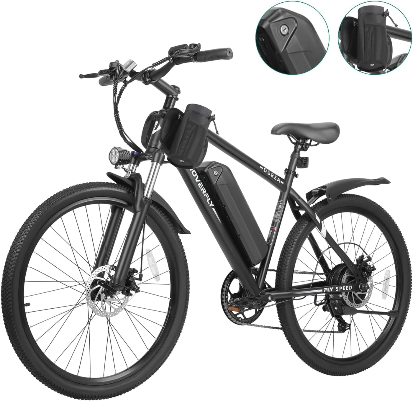 Bicicleta con motor de 1000 W y batería extraíble de 468 Wh Bicicleta con motor de 1000 W y batería extraíble de 468 Wh