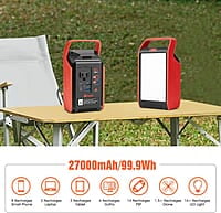 Takki Generador solar de 99 Wh con juego de paneles solares de 21 W Takki Generador solar de 99 Wh con juego de paneles solares de 21 W