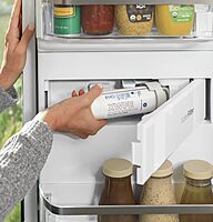 GE Perfil PVD28BYNFS Refrigerador inteligente de 27.6 pies cúbicos GE Perfil PVD28BYNFS Refrigerador inteligente de 27.6 pies cúbicos