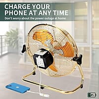 Ventilador de piso recargable solar portátil de 14 pulgadas, 15600 mAh 20 W, ventilador de panel solar alimentado por batería para campamento al aire libre, inclinación de 360° Ventilador de piso recargable solar portátil de 14 pulgadas, 15600 mAh 20 W, ventilador de panel solar alimentado por batería para campamento al aire libre, inclinación de 360°