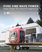 ERAYAK Generador inversor portátil de 2400 W para uso doméstico ERAYAK Generador inversor portátil de 2400 W para uso doméstico