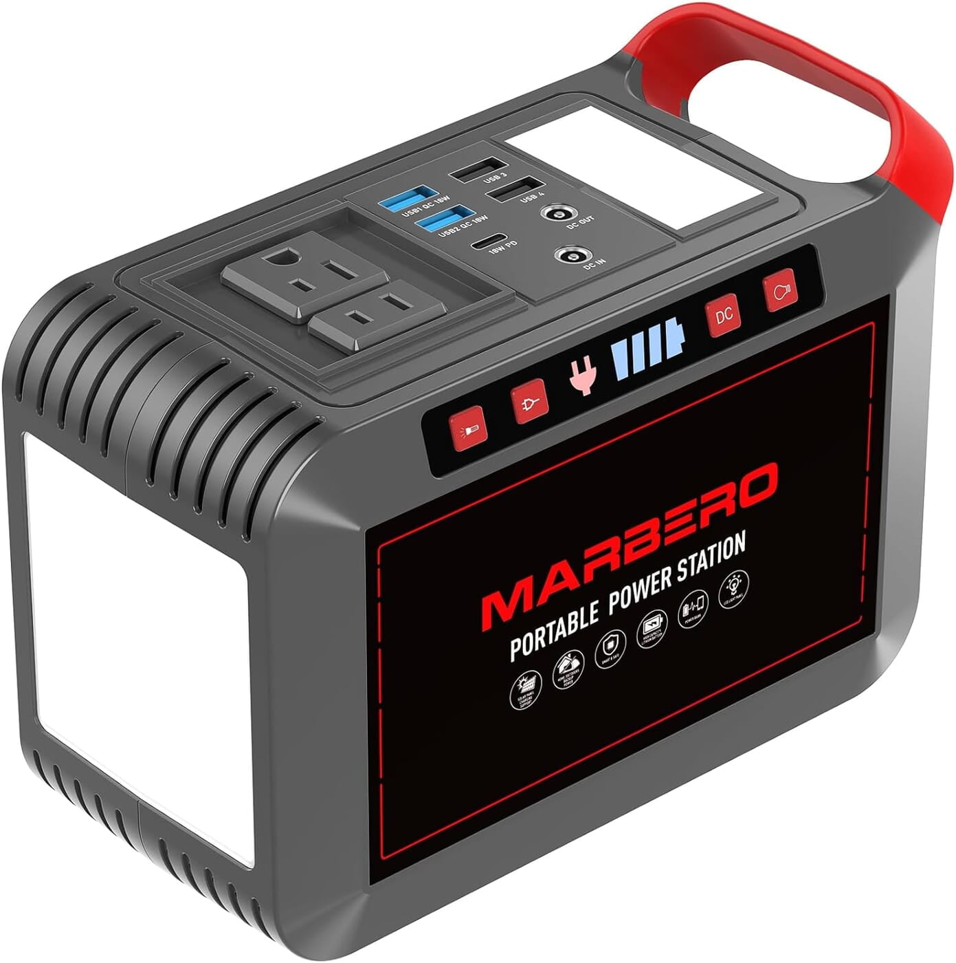 MARBERO - Estación de energía portátil de 300 W, 237 Wh MARBERO - Estación de energía portátil de 300 W, 237 Wh