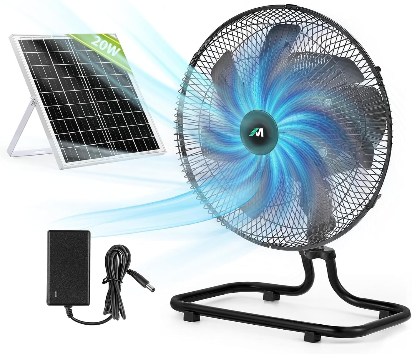 Ventilador recargable de 12 pulgadas, ventilador alimentado por panel solar, luz LED, panel solar de 3 W, ventilador solar recargable portátil, ventilador solar con LED para acampar al aire libre Ventilador recargable de 12 pulgadas, ventilador alimentado por panel solar, luz LED, panel solar de 3 W, ventilador solar recargable portátil, ventilador solar con LED para acampar al aire libre