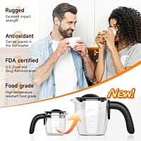 Premium Levella - Cafetera de café expreso, capuchino y café con leche, 4 tazas, color negro (Pem351) Premium Levella - Cafetera de café expreso, capuchino y café con leche, 4 tazas, color negro (Pem351)
