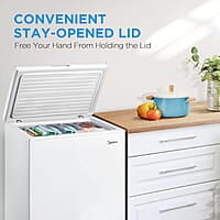 Midea MRC070S0AWW - Congelador de pecho, 7.0 pies cúbicos Midea MRC070S0AWW - Congelador de pecho, 7.0 pies cúbicos