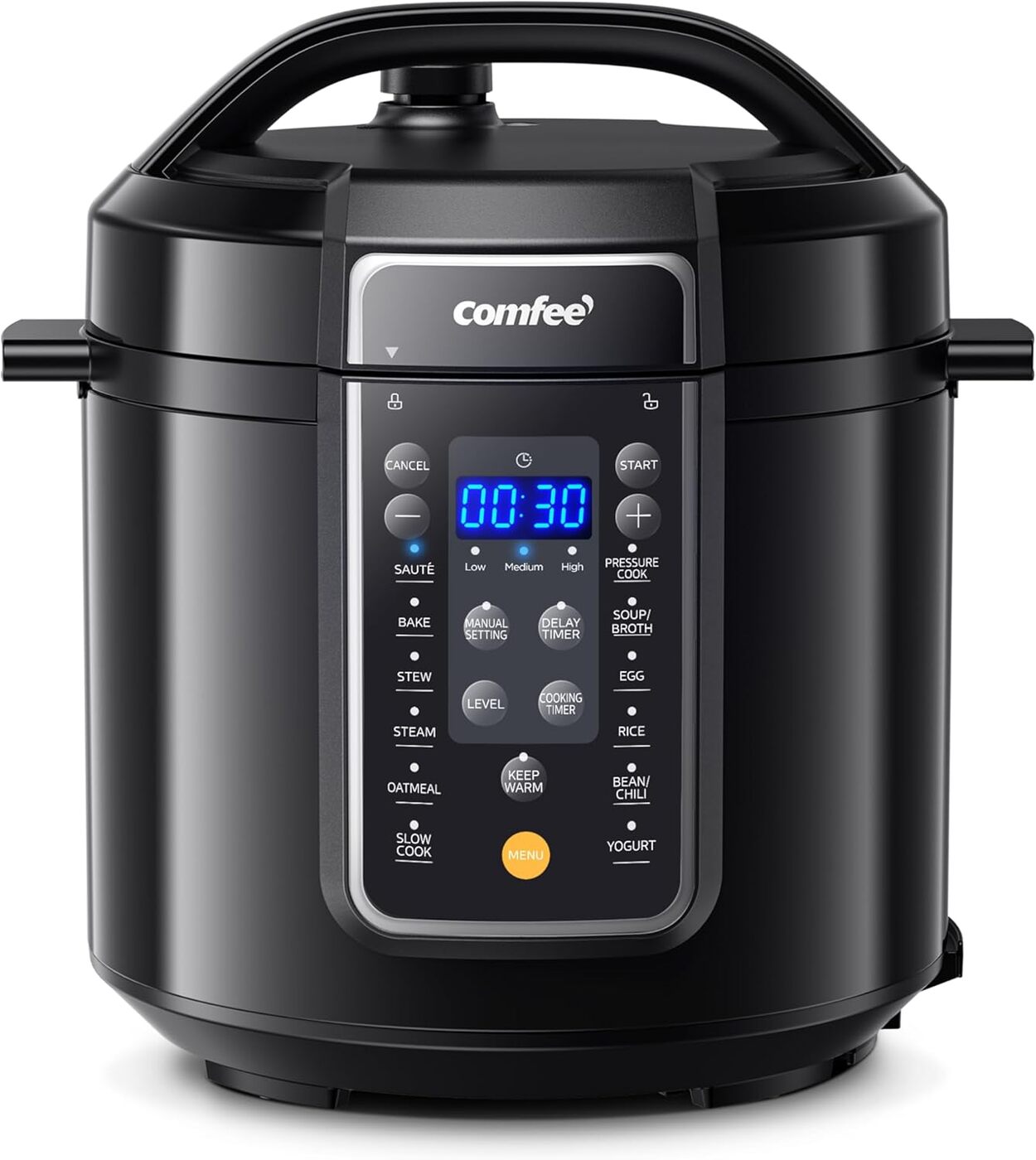 COMFEE' Olla a presión eléctrica 9 en 1 COMFEE' Olla a presión eléctrica 9 en 1