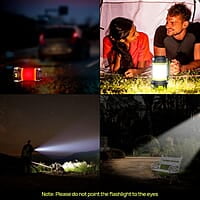 Rechargeable Flashlights Camping Lantern,6 Modes LED Bright Flashlight 3000mAh Power Bank Rechargeable Flashlights Camping Lantern,6 Modes LED Bright Flashlight 3000mAh Power Bank