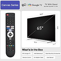 FPD Smart TV de 65 pulgadas, 4K LED Google TV FPD Smart TV de 65 pulgadas, 4K LED Google TV