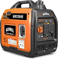 GENMAX Generador portátil, motor de gas ultra silencioso de 3300 W GENMAX Generador portátil, motor de gas ultra silencioso de 3300 W