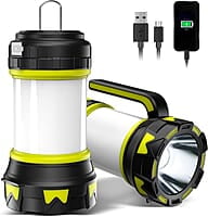 Rechargeable Flashlights Camping Lantern,6 Modes LED Bright Flashlight 3000mAh Power Bank Rechargeable Flashlights Camping Lantern,6 Modes LED Bright Flashlight 3000mAh Power Bank