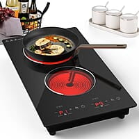 VBGK Placa de cocina eléctrica, estufa de 12 pulgadas VBGK Placa de cocina eléctrica, estufa de 12 pulgadas