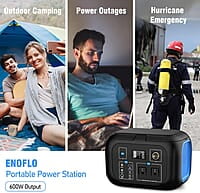 Estación de energía portátil, banco de energía de 600 W Estación de energía portátil, banco de energía de 600 W
