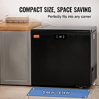 VEVOR Congelador de pecho, congelador compacto de 7 pies cúbicos