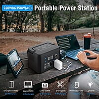 Powkey - Estación de energía portátil de 350 W Powkey - Estación de energía portátil de 350 W