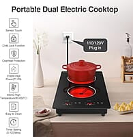 VBGK Placa de cocina eléctrica, estufa de 12 pulgadas VBGK Placa de cocina eléctrica, estufa de 12 pulgadas