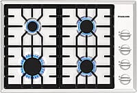 GASLAND Placa de cocina de gas de 30 pulgadas con 4 quemadores GASLAND Placa de cocina de gas de 30 pulgadas con 4 quemadores