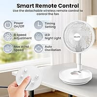 Belife Ventilador portátil X10, ventilador oscilante inalámbrico Belife Ventilador portátil X10, ventilador oscilante inalámbrico