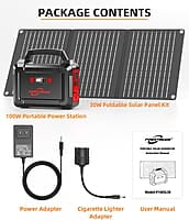 Generador solar-167Wh-Portátil-Power-Station-con-30W-Panel Solar Generador solar-167Wh-Portátil-Power-Station-con-30W-Panel Solar