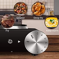 CUSIMAX Placa caliente eléctrica para cocinar CUSIMAX Placa caliente eléctrica para cocinar