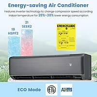 GLACER 12000 BTU, enfría hasta 750 pies cuadrados GLACER 12000 BTU, enfría hasta 750 pies cuadrados