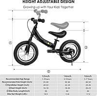 Bicicleta de equilibrio 2 en 1, una bicicleta de equilibrio para niños Bicicleta de equilibrio 2 en 1, una bicicleta de equilibrio para niños