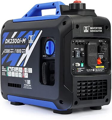 DK - Mini generador inversor de 2300 W, 30 libras, ultraligero